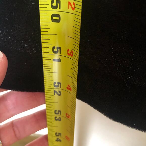 VTG 60s Kayser Velour Maxi Lounge Dress Nightgown Petite USA Gothic Vampirecore - Picture 11 of 13